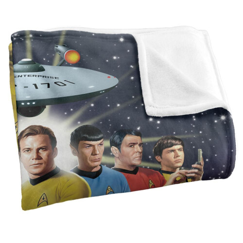 Star Trek Star Trek Original Silky Crew Supersoft Blanket 2