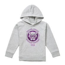 (7-8 Years, Athletic Heather) Black Panther Childrens/Kids Scratch Pull Over Hoodie