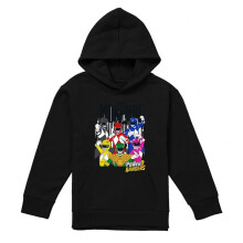 (7-8 Years, Black) Power Rangers Childrens/Kids It's Morphin Time Heather Pullover Hoodie