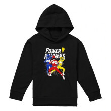 (12-13 Years, Black) Power Rangers Childrens/Kids Trio Heather Pullover Hoodie