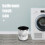Marmor Muster 10L Müll Eimer Tonne Eimer Durchmesser 23Cm Höhe 27Cm Müll Eimer Wohnzimmer Badezimmer Küche Mülleimer Mülleimer 4