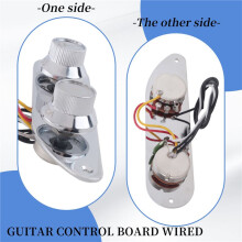 Chrome Control Plate For Genuine 51 P Bass Guitar