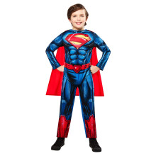 (5-6 Years, Blue/Red) Superman Boys Costume