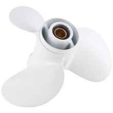 Marine Engine Outboard Propeller 664-45947-01-El 9 7/8 X 11 1/4 for 20-30Hp Aluminum Alloy 3 Blade Black 10 Spline Tooth R Rotation