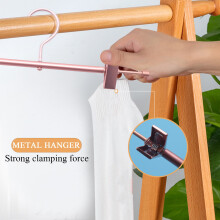 10 StüCke Hoch StäRke Stark Rose Gold Hosen Rock Unterseite AufhäNger mit Clip