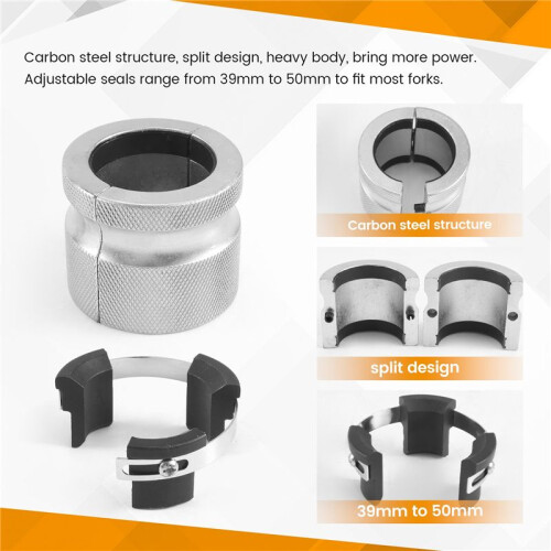 Motorcycle Adjustable Fork Seal Driver Tool 39Mm-50mm for Easy Installation 2