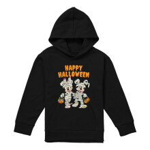 (7-8 Years, Black) Disney Childrens/Kids Mickey Mouse & Minnie Mouse Zombie Halloween Hoodie