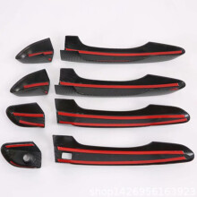 Car Door Handle Cover Trim Molding Catch Overlay Sticker Accessories for  Tucson TL 2015-2018 2019