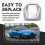 Car Gear Paddle Panel Cover Trim per  Giulia Stelvio 2017-2019 Center Console Gear Shift Decoration Frame 7