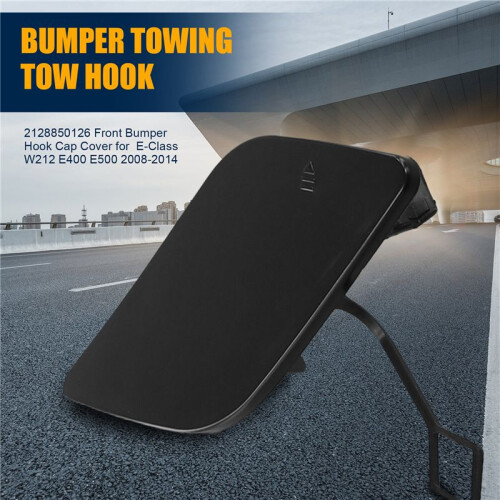 2128850126 Front Bumper Hook Cap Cover for - E-Class W212 E400 E500 2008-2014 1