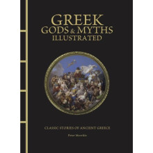 Greek Gods Myths Illustrated by Peter Mavrikis Hardcover Book