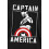 Captain America (5-6 Years, Black) Captain America Childrens/Kids Stencil Pull Over Hoodie 3