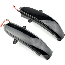 Dynamic LED Rearview Side Mirror Blinker Indicator Light Turn Signal Lamp for   C W203 T-Modell CL203,Smoked