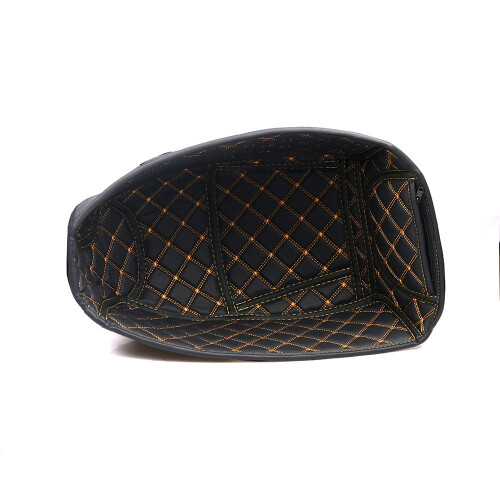 MOtorcycle PU Leather Rear Trunk Cargo Liner Protector Motorcycle  Bucket Pad for  NMAX 155 1