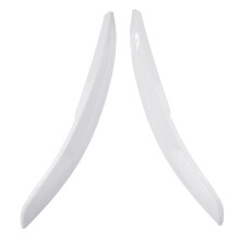1 Paar Autokoplampen Oogleden Wenkbrauw ABS Trim Stickers Cover voor  MK5 2011-2018 Accessoire Auto Styling Wit