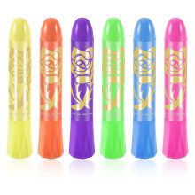 6 Packs Brilho no Escuro Rosto Tinta Corporal Glow Sticks Marcadores de Maquiagem Kits de Pintura Facial, para Halloween e Festas