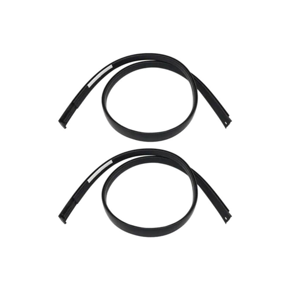 Left & Right Roof Drip Molding For Tundra Crew Max 2007-2021, 75552-0C060 75551-0C060 Black 6031503489904