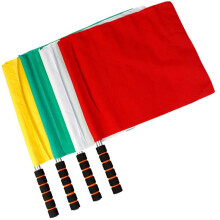 4pcs Referee Flag Volleyball Linesman Flags Referee Hand Flags Volleyball Referee Flag Volleyball  Judge Flags