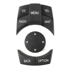 Console Interior Do Carro IDrive Botão de Controle Multimídia Capa de Substituição para 1 2 3 4 5 6 7 Series X3 X4 X5 X6
