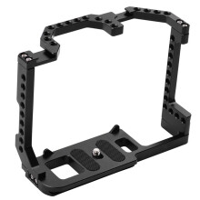 Full Cage for 90D/80D/70D Camera with Dual Cold Shoes Mount 1/4in Screw Hole Standard Camera Protective Frame