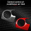 Driver'S Side Instrument Panel Air Vent Decorative Frame for  Abarth 500 595 2012-2015 Interior Modification Red 3