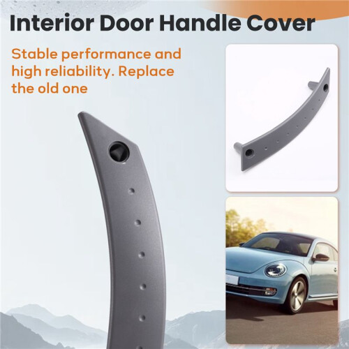 Car Right Interior Door Handle Cover Interior Pull Handle 1C0867172A for  Beetle 2000-2010 2