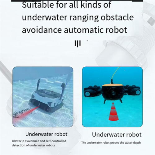Ultrasonic Underwater Ranging and Obstacle Avoidance Sensor for Swimming Pool Robot Waterproof IP68 Detectionn Sensors C 2