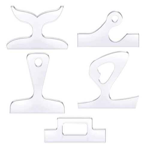 5 Blank Handle Cutting Templates Kitchen Cutting Board Template Cutting Tool Anti-Plate Handle Template