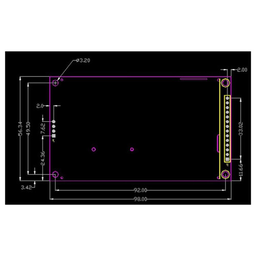 3.5 Inch SPI Serial Port Tft Display Lcd Module Ili9488 Multi-Function Portable with Capacitive Touch Screen 1