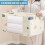 Storage Bag, Clothes Storage Comforter Storage Bag, Folding Organizer Bag with Handle, for Organizing Bedroom B 7