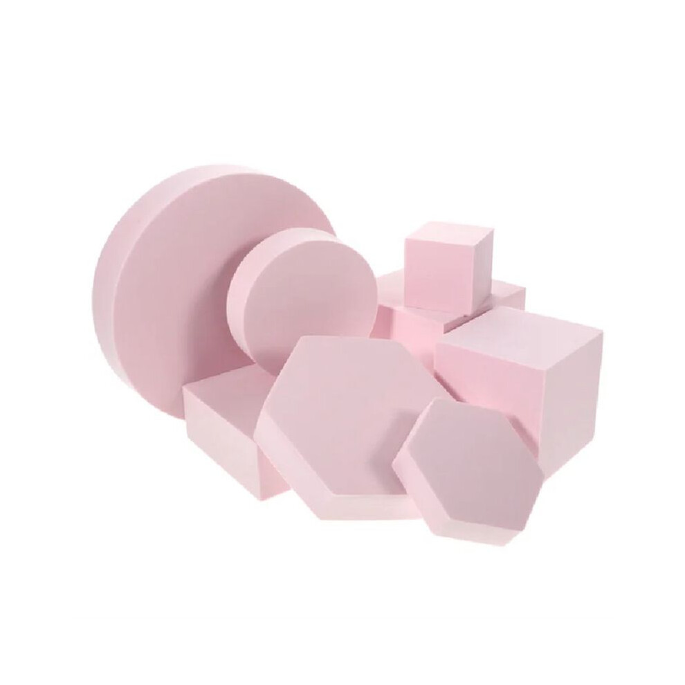 8 Pcs Cosmetics Photo Background Props Foams Geometry Square Photography Decor Ins Square Geometry Photo Prop Set, 4713616719612