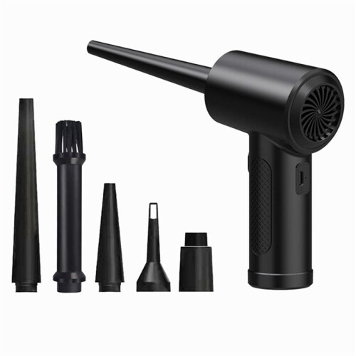 Air Cleaner 68W Compression Blower 51000 RPM Black Powerful Suction Portable Computer Keyboard Multi-Function