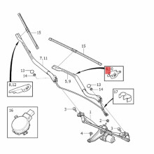 Right Front Windshield Windscreen Washer Nozzle Jet Hose 31416260 for XC90 2016-2020 Windshield Nozzle No Heated