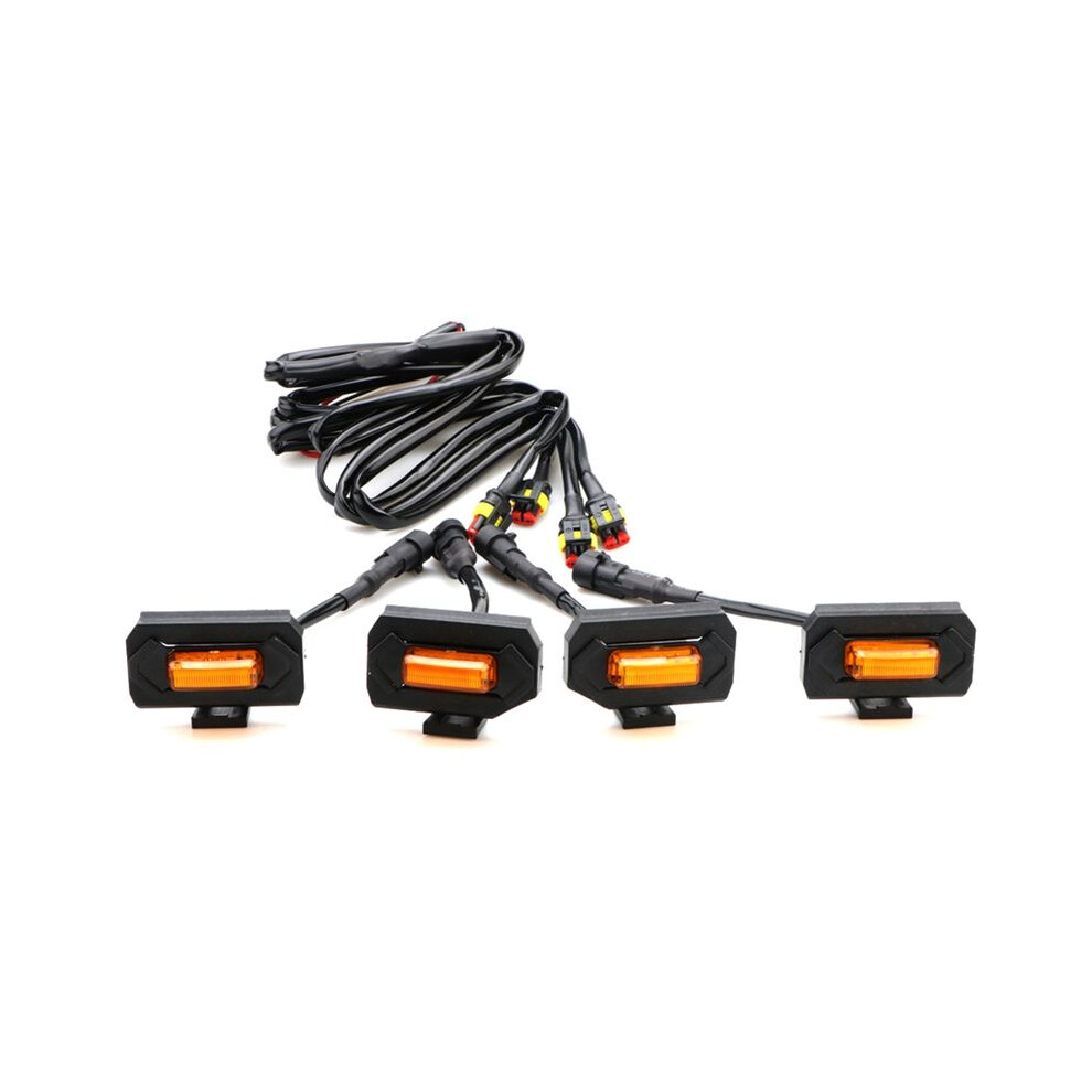1Set Led Front Grill Lights For Tacoma Raptor Trd Off Road Sport 2020 2021 External Grill Lamp Yellow/Light 6033961389277