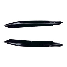 Hellschwarzer HeckstoßStangen-Lippenwinkel-Diffusor-Splitter-Spoilerschutz für - 5Er G30 M-Tech 525I 530I 540I 2017+