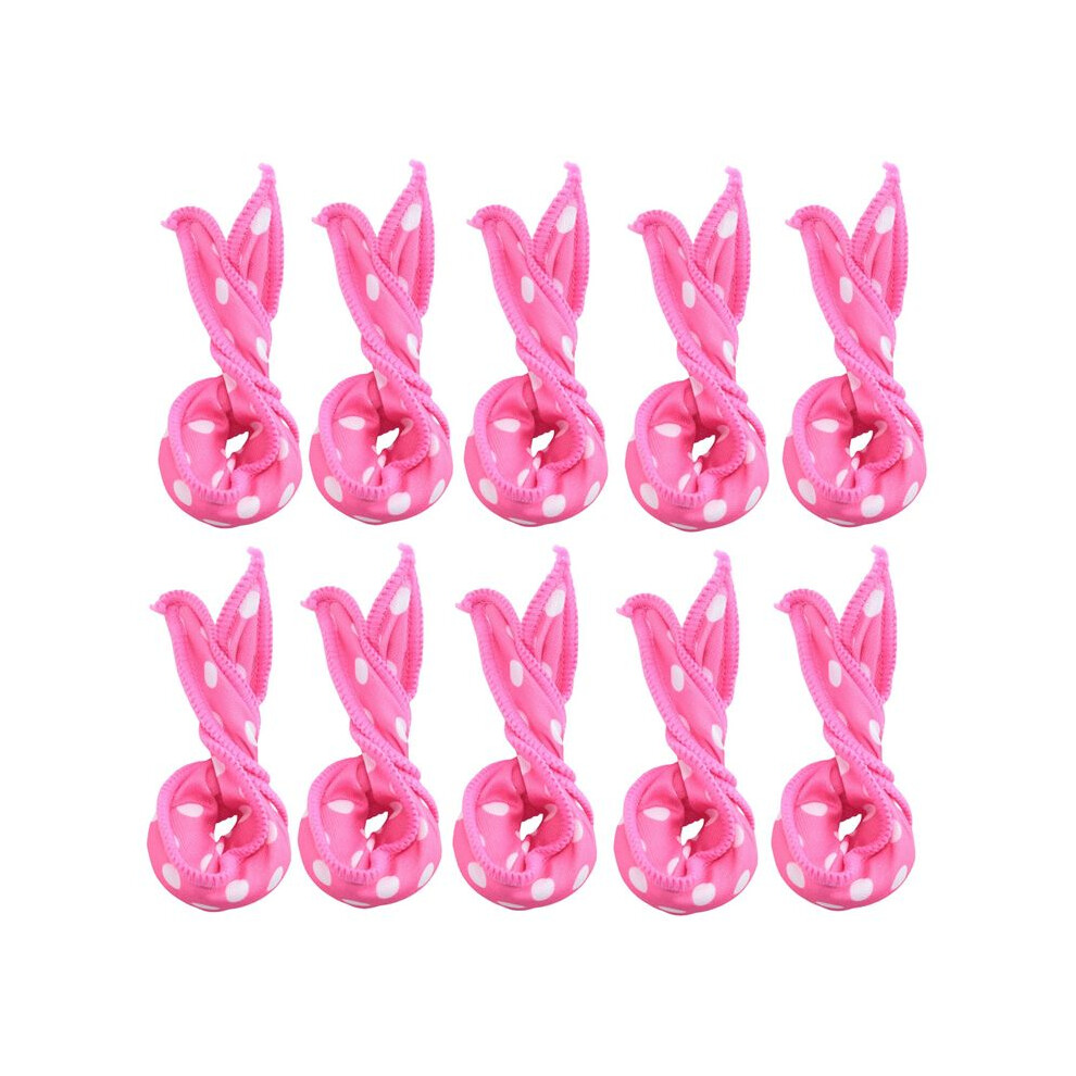 10PCS Magic Curler Hair Rollers Night Sleep wave point Foam Hair Curler Rollers Flexible Soft Pillow Hair Rollers DIY Sponge Hair Styling Rollers