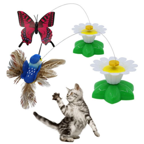 B-Pet Toy Rotating Electric Flying Colorful Interactive Intelligence Training Rotating Funny Toys 2
