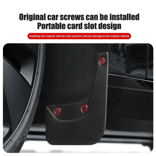 Wheel Mud Flaps for  Model 3 Highland 2024  Guards MudFlaps Front Rear  Upgrade TPE Mudguards Protector 2