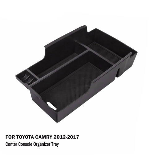 Car Center Console Tray Control Armrest Box Storage Box Storage Box For  Camry 2012-2017 1