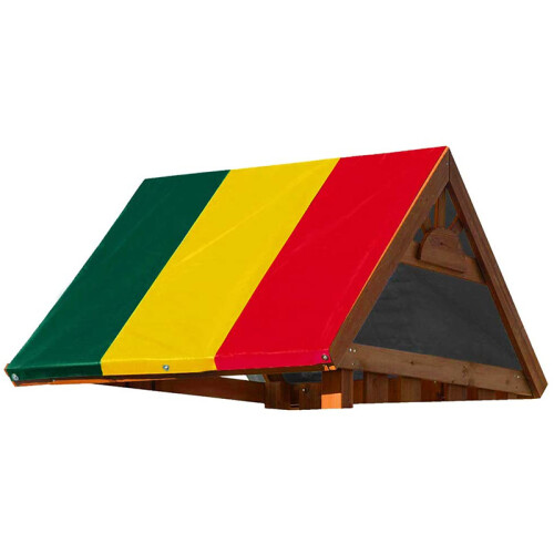 Lona de Reposição para Conjunto de Balanço de 52 Polegadas X 90 Polegadas para Conjunto de Jogos Ao Ar Livre, Multicolorido