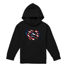 (5-6 Years, Black) Captain America Childrens/Kids Pull Over Hoodie