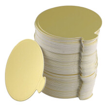 Round Golden Cardboard Cake Base, Mousse Cake Plate, 100 Pieces Cake Paper Plate Round Cardboard Base Dessert Plate