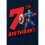 Captain America (7-8 Years, Navy) Captain America Childrens/Kids Pull Over 7th Birthday Hoodie 3