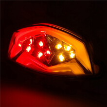 Motor Achterlichten Rem Richtingaanwijzers GeïNtegreerd Led-Licht voor GSX-S750 GSXS750 GSX-S GSXS 750 2017-2021