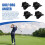 10 Pezzi di Clip per Borsa da  su Supporto per Morsetto per Putter Organizer nel Plastica Resistente Nera con Clip da  Accessori per il 3