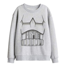 (5-6 Years, Athletic Heather) Star Wars Childrens/Kids Stormtrooper Costume Sweatshirt