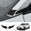 Exterior Glossy Black a Pillar Front Side Window Panel Cover Trim Garnish for    2021 2022 2