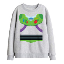 (9-11 Years, Athletic Heather) Toy Story Childrens/Kids Buzz Lightyear Costume Sweatshirt