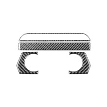 Real Carbon Fiber for CX9 CX-9 2016-2022 Center Console AC Knob Control Panel Cover Trim Interior Accessories