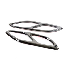 Para CLA Clase C118 W118 2020-2023 Cubierta del Tubo de Escape del Silenciador Trasero del Coche Accesorios Exteriores Embellecedores -